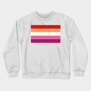 A Lesbian Pride Flag Crewneck Sweatshirt